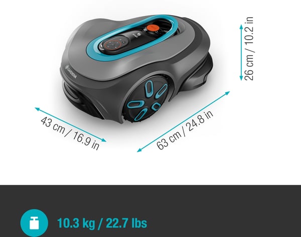 Gardena smart Sileno Max 1000 DuoConnect robotgräsklippare + installationsmaterial