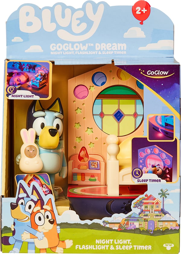 Bluey GoGlow Dream 3-i-1 natlampe og søvnassistance Bluey GoGlow Dream 3-i-1 natlampe og søvnassistance