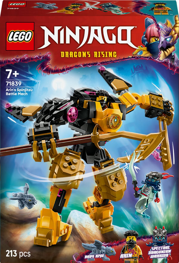 LEGO NINJAGO 71839 Arinis Spinjitzu-stridsrobot