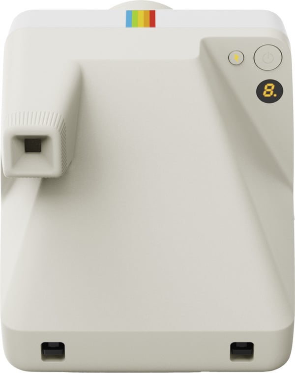 Polaroid Now Gen 3 direktkamera och färgfilm, 8 bilder, Pebble White