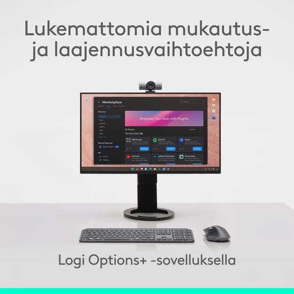 Logitech MX Master 4 mus, svart