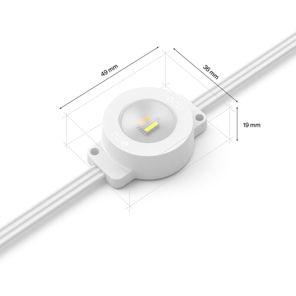 Philips Hue Festavia Permanent dekorationsljusslingor, 18 m