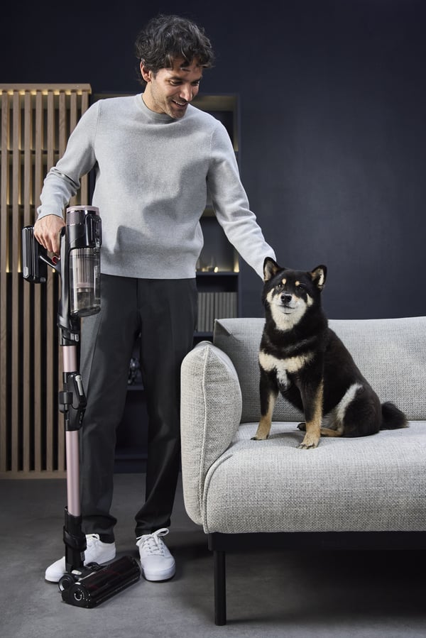 Tefal X-Force Flex 16.60 Animal Aqua skaftdammsugare, grå