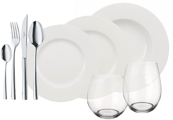 Villeroy & Boch Wonderful World White 4 Friends -servis, 36 delar