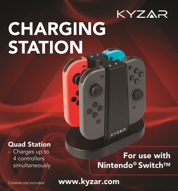 Kyzar Laddningsstation - laddningsdocka, Switch
