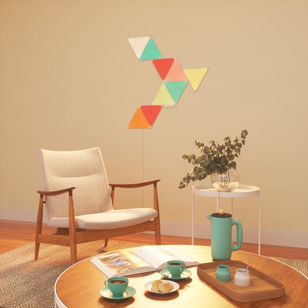 Nanoleaf Shapes Triangles Startpaket, 9 delar