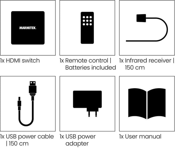Marmitek Connect 310 UHD 20 HDMI-switchen
