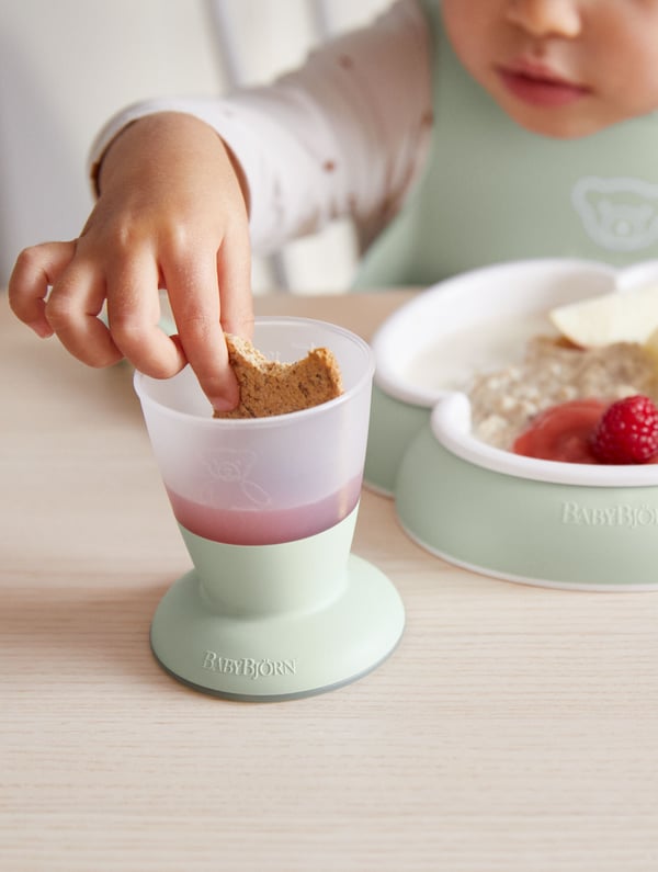 BabyBjörn Baby Dinner Set -madsæt, 5 dele, grøn