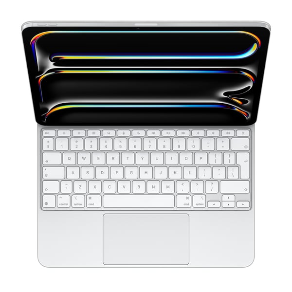 Apple Magic Keyboard 13" för iPad Pro (M4) - tangentbord och skydd, vit (MWR43)