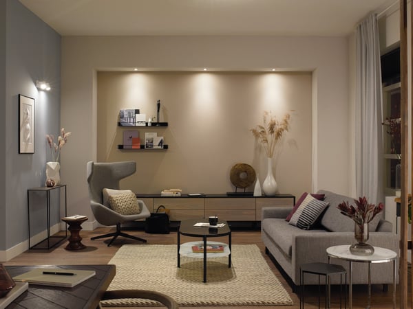 Philips Hue -LED-smartpære, BT, Hvid ambiance, GU10, 4,2 W, 3-pak
