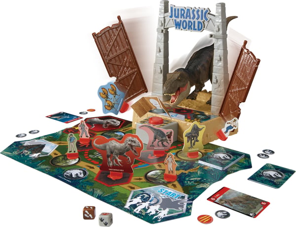 Jurassic World T-Rex Escape brädspel