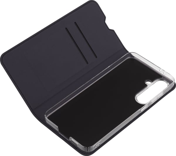 FoneKit BookCase -skyddsfodral, Samsung Galaxy S24 FE, svart