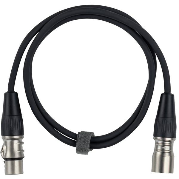Fuj:tech XLR hane – XLR hona mikrofonkabel, 10 m, svart