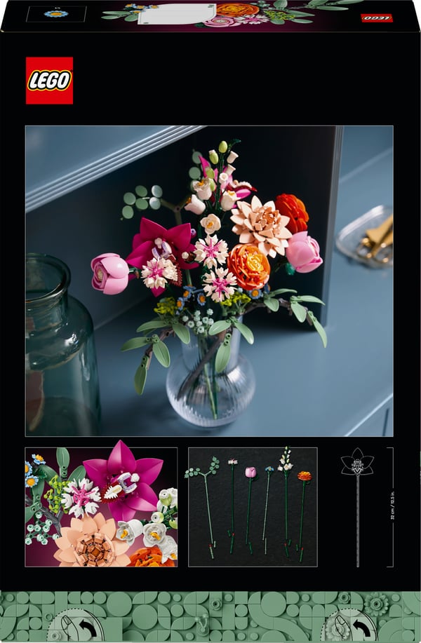 LEGO Botanicals 10342 – Vacker rosa blomsterbukett
