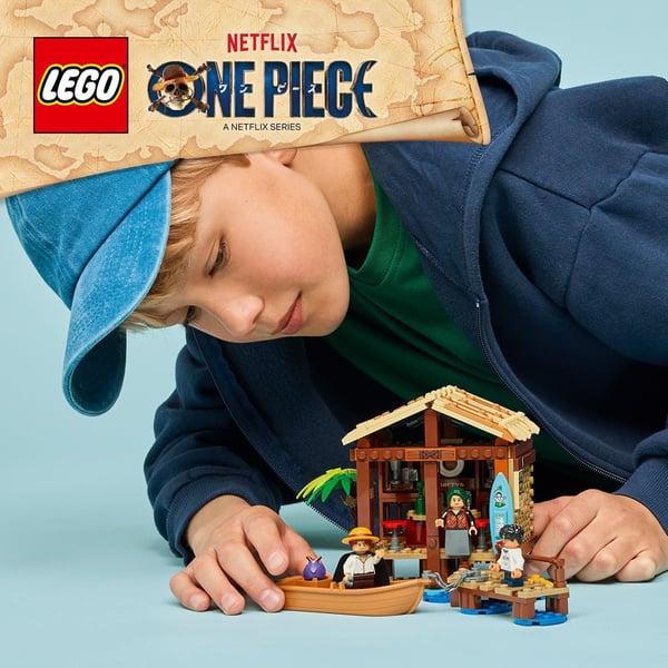 LEGO ONE PIECE 75636 Vindsnurrefiska bysstuga