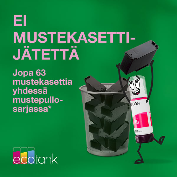 EcoTank ET-3950 multifunktionsskrivare med arkmatning