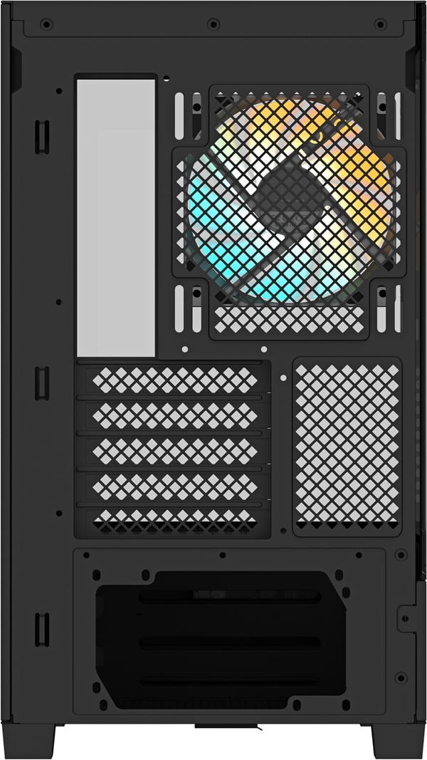 Gigabyte Panoramic GB-C201P M-ATX Mid-Tower chassi, svart