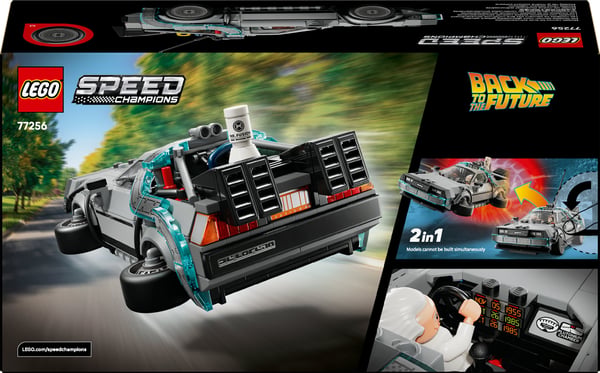 LEGO Speed Champions 77256 Tidsmaskin från filmen Tillbaka till framtiden