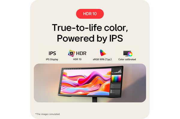 LG UltraWide 34U650A 34" WQHD skärm