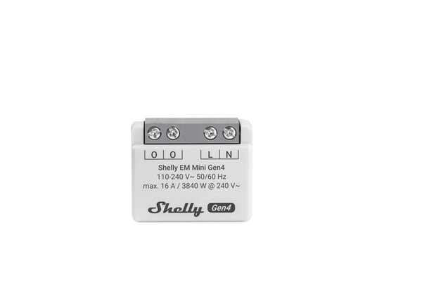 Shelly EM Mini Gen4 energimätare