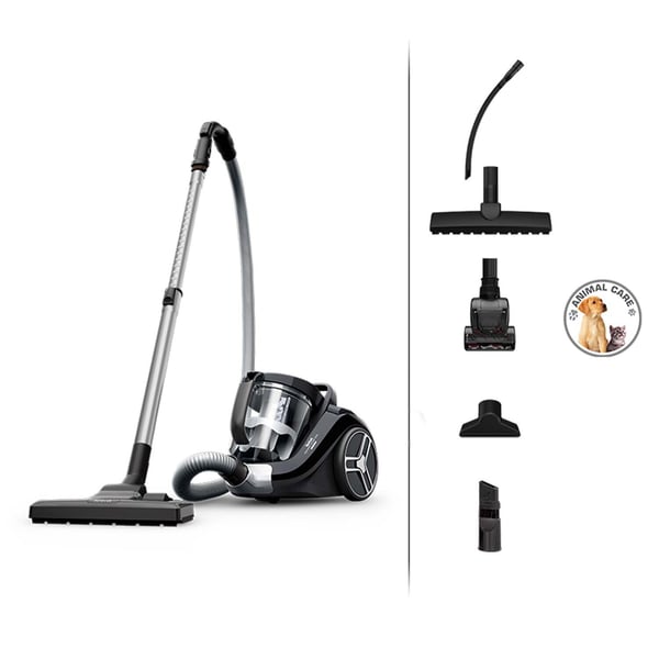 Tefal Compact Power XXL Cyclonic Animal Car dammsugare, påslös, svart
