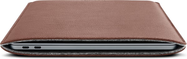 Woolnut lædertaske - beskyttelsesetui til 13" MacBook Pro & Air, cognac