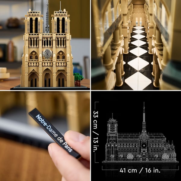 LEGO® Arkitektur Notre-Dame de Paris Sæt 21061