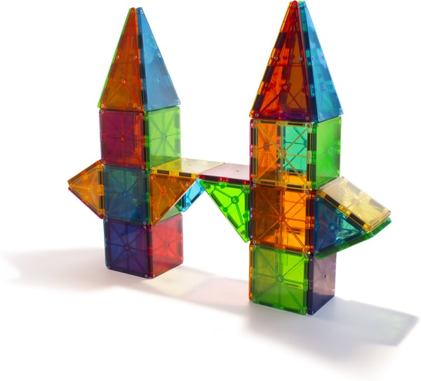 MAGNA-TILES Klara Färger - magnetbyggsats, 100 delar