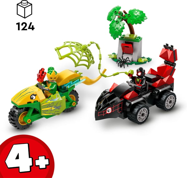 LEGO Superhelte Marvel 11198 – Spin og Electro: dinosaurjagt