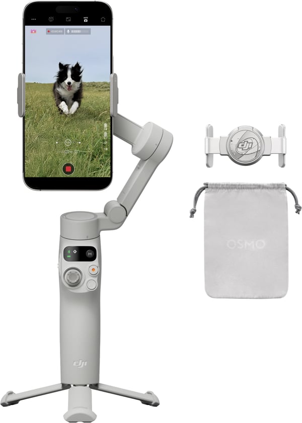 DJI Osmo Mobile 7 gimbal til mobiltelefon, grå
