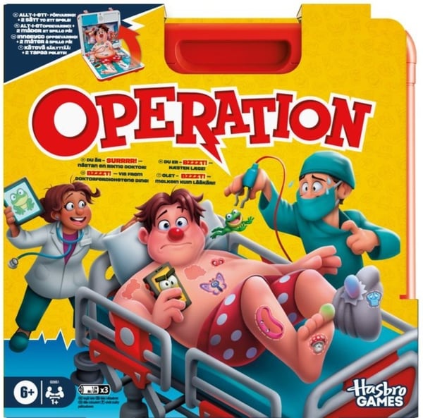 HASBRO Operation Brädspel (FI / SE)