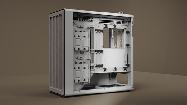 HAVN BF 360 Flow Mid Tower ATX-chassi, vit