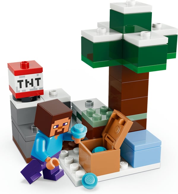 LEGO Minecraft 21583 Steves äventyr i Taigaskogen