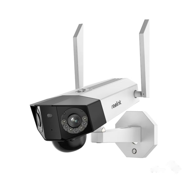 Reolink Duo-serien G750 batteridriven 8MP AI-övervakningskamera med två linser och LED-strålkastare, för utomhusbruk