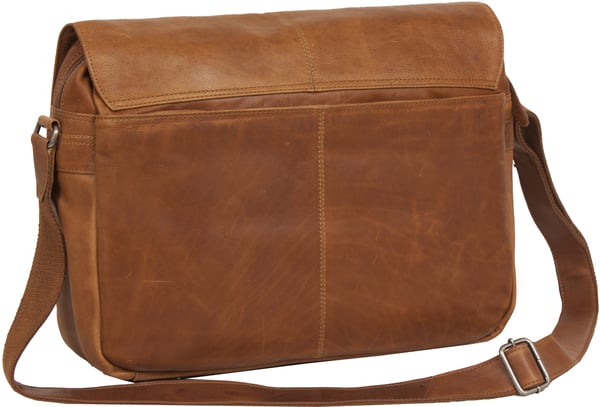 The Chesterfield Brand Richard -taske 15,4" bærbar computer, konjakk