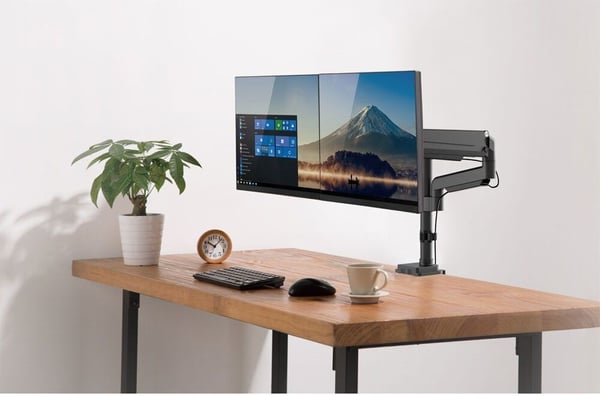InLine 23160B -monitorarm för två skärmar