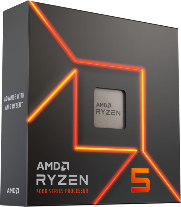 AMD Ryzen 5 7600X-processor til AM5-socket