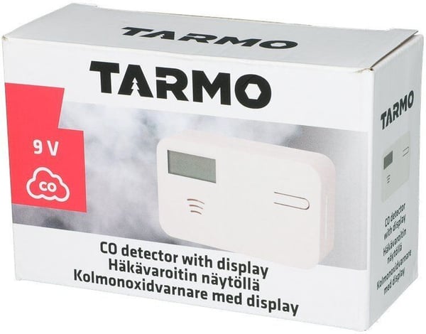 Tarmo kolmonoxidlarm med display