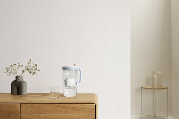 Brita Glass Jug vattenfilterkanna, glas, 1,5L