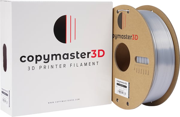 Copymaster3D PLA Silk -filament 3D -printer, 1.75 mm, sølv