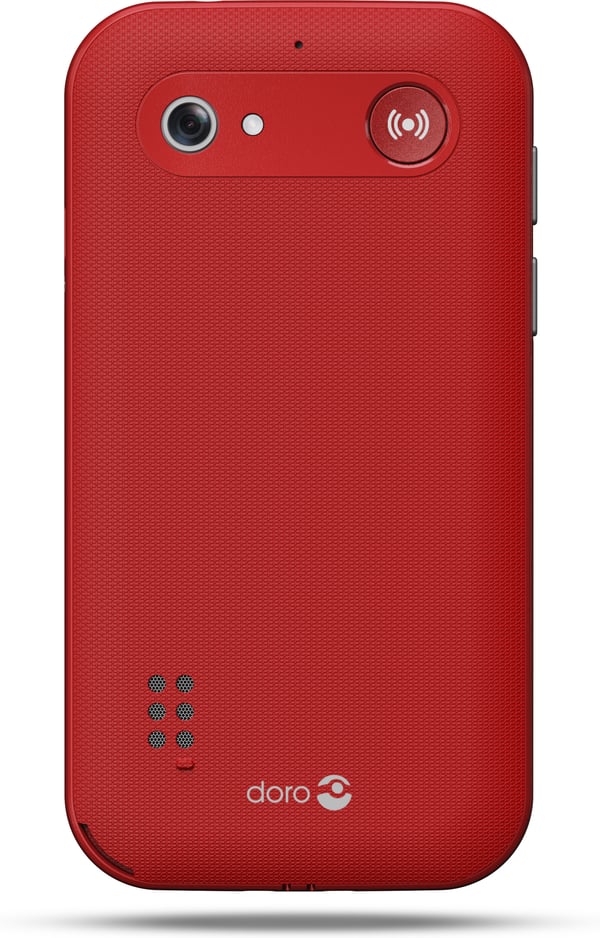 Doro Leva L11 -standardtelefon, rød
