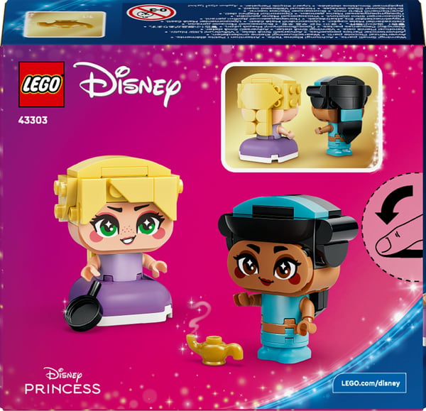 LEGO Disney Prinsessa 43303 Jasmine och Rapunzel i miniatyrstorlek