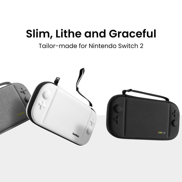 tomtoc FancyCase-G05 Switch 2 skyddsfodral, svart