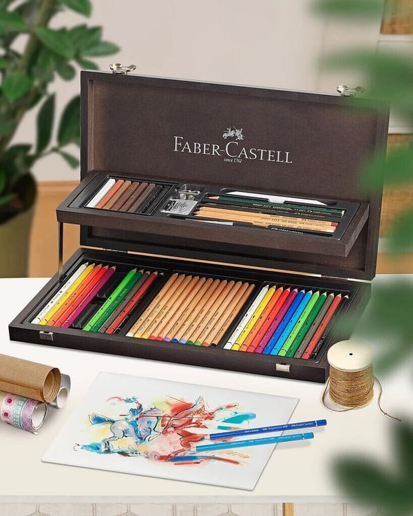 Faber-Castell Art & Graphic presentförpackning, 53 färger