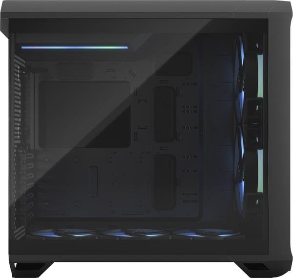 Fractal Design Torrent Svart RGB TG Lätt Tint E-ATX-chassi med fönster, svart