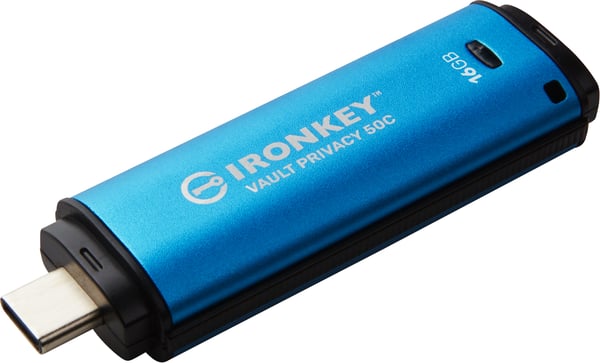 Kingston IronKey Vault Privacy 50C 16 Gt USBC hukommelsesstik