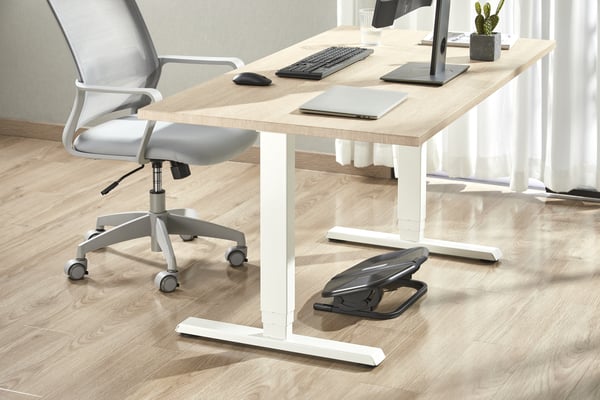 ErgoWork Footrest Zero - ergonomisk fotstöd, svart