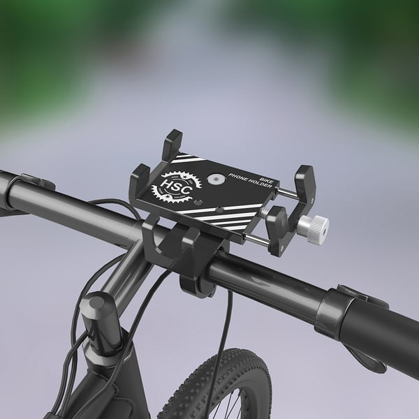 FoneKit Aluminium -cykelställ, svart