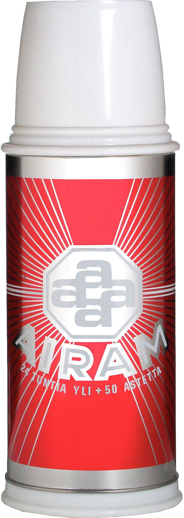 Airam termoflaske 1 liter, rød