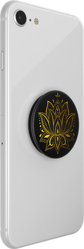 PopSockets PopGrip holder, Golden Prana Black